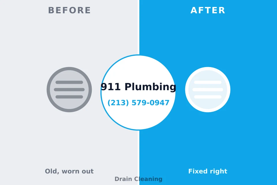 Before and after: plumbing repair Sherrelwood, CO